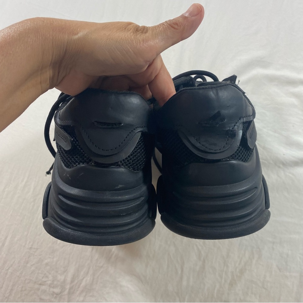 Steve Madden Possess Sneakers Black Lace-Up Sneakers Round toe Mesh upper - Picture 6 of 10